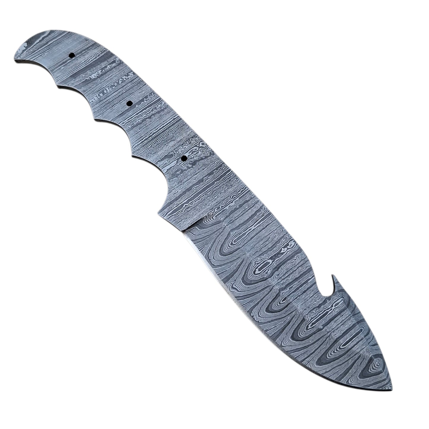 Nooraki Custom Forged Damascus 8.5 inches Long DIY Blank Blade Knife Making
