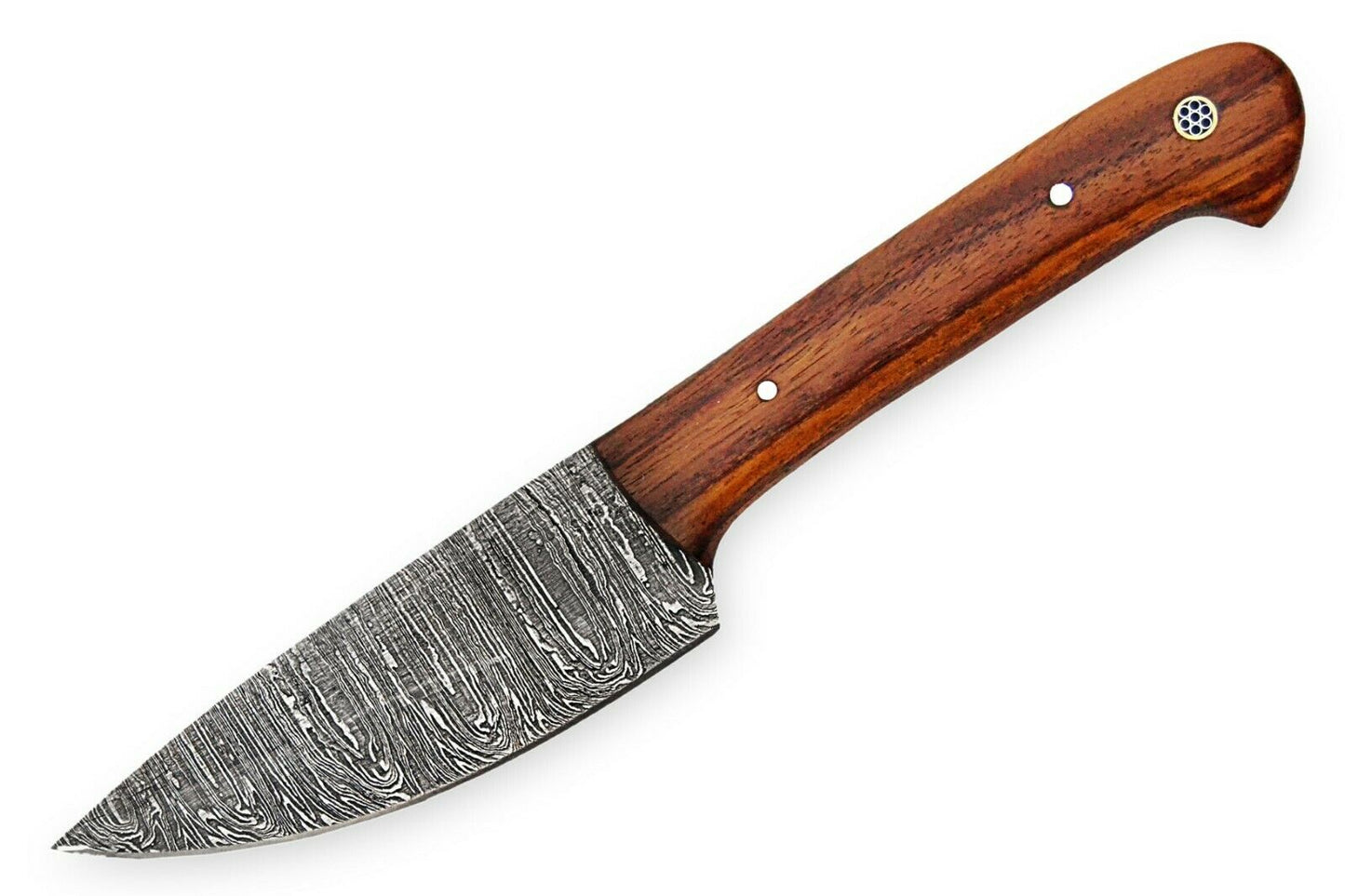 Custom Handmade Damascus Hunting Knife Beautiful Utility Knife with Sheath 22cm