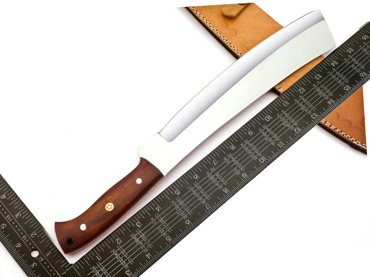 Versatile Handcrafted Machete - Robust Full Tang Design for Hunting, Tactical, and Survival Needs - Razor-Sharp 10" Blade