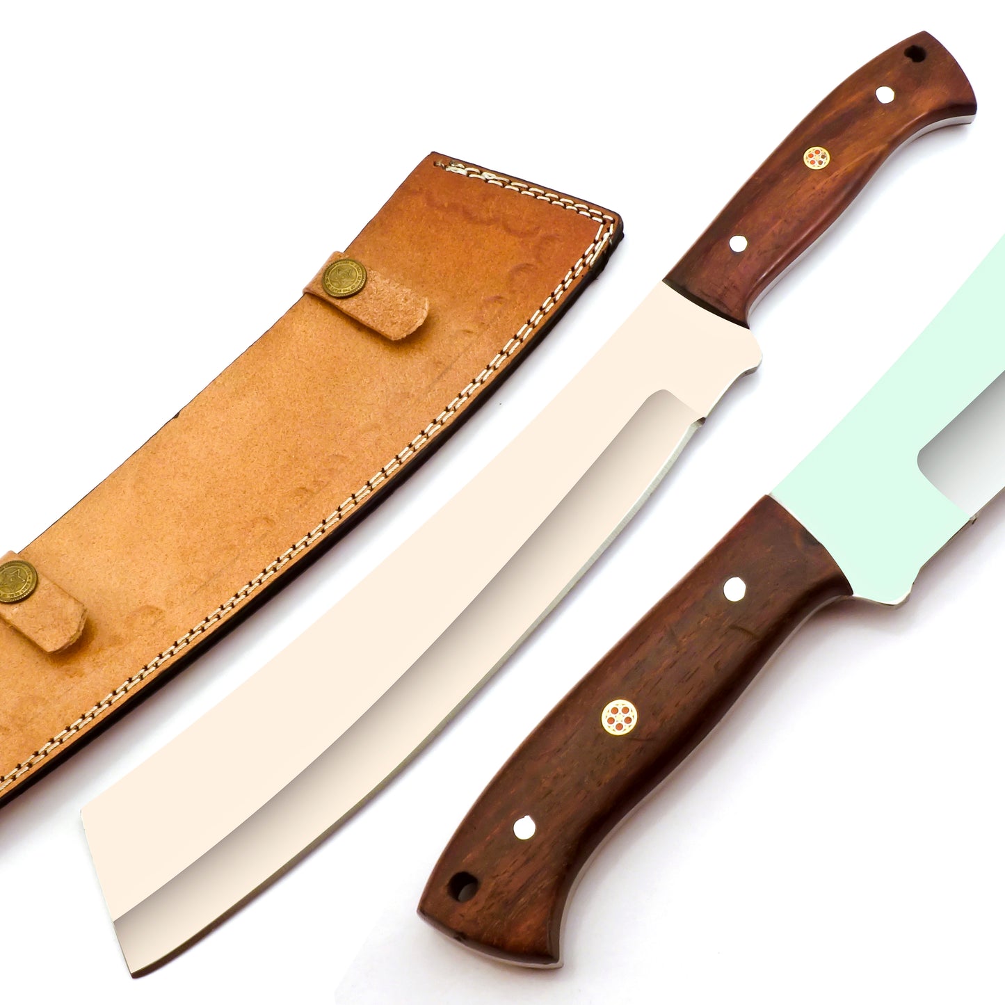 Versatile Handcrafted Machete - Robust Full Tang Design for Hunting, Tactical, and Survival Needs - Razor-Sharp 10" Blade