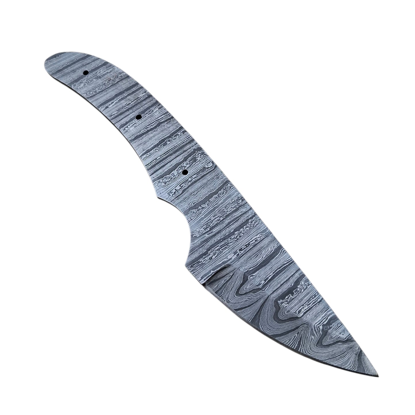 NOORAKI Hand-Forged Damascus Steel 8" Skinner Knife Full Tang DIY Custom Handle