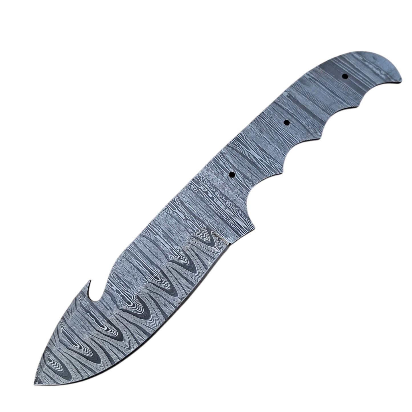 Nooraki Custom Forged Damascus 8.5 inches Long DIY Blank Blade Knife Making