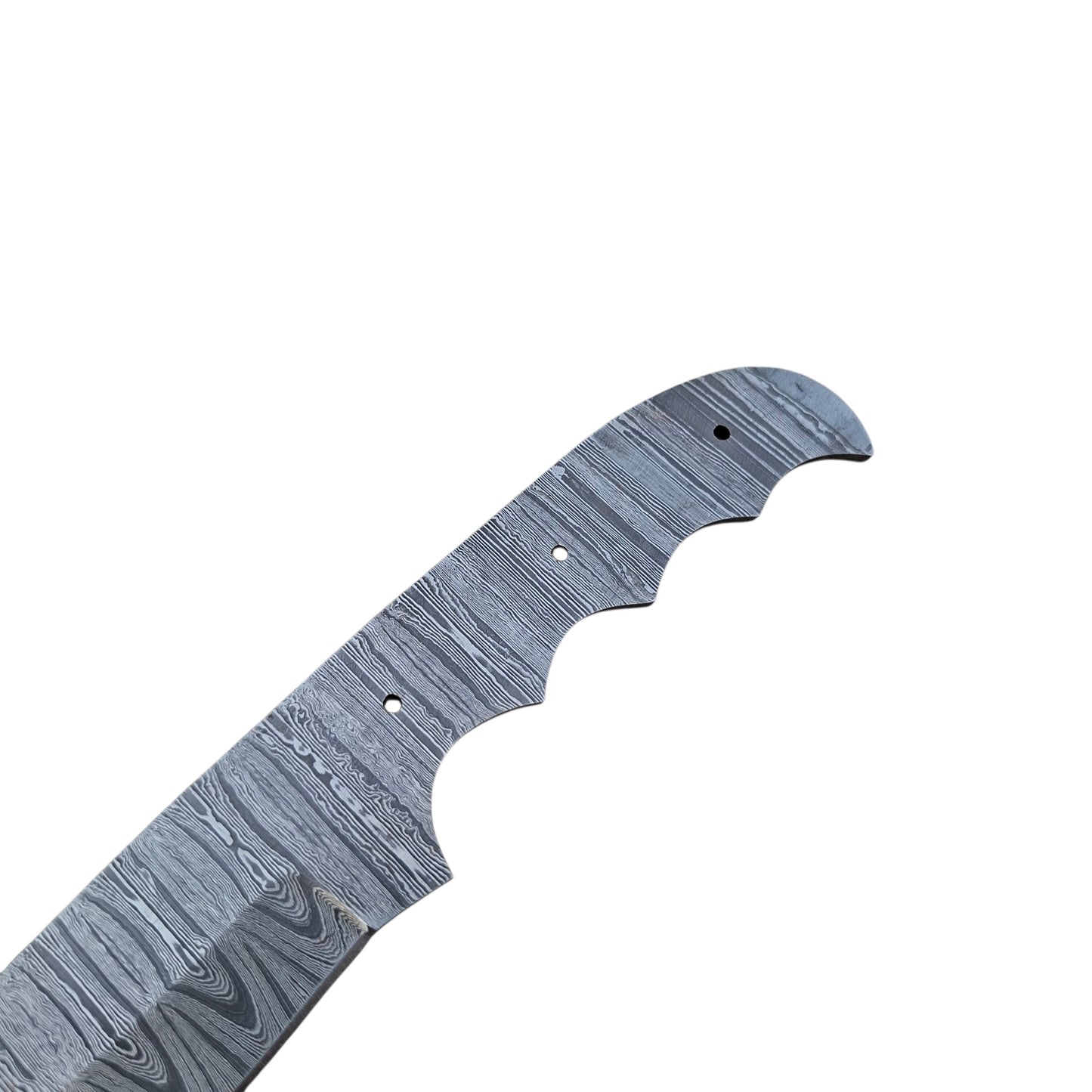 Nooraki Custom Forged Damascus 8.5 inches Long DIY Blank Blade Knife Making