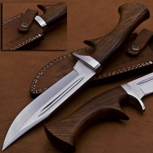 Hand Forged Stainless Steel bowie Knife With Leather Sheath BK-3044