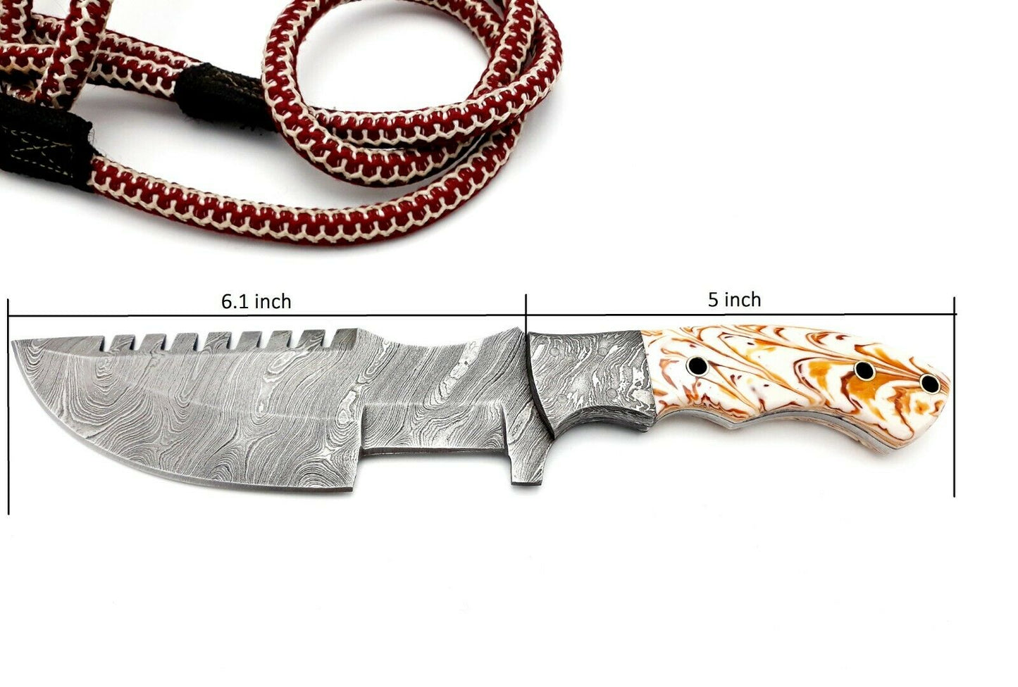 Full Tang Damascus Steel Tracker Knife