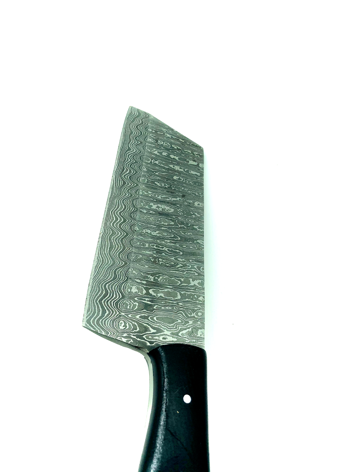 Forge Damascus Multi-layers Chef Cleaver Kitchen Knife With Leather Sheath CK91