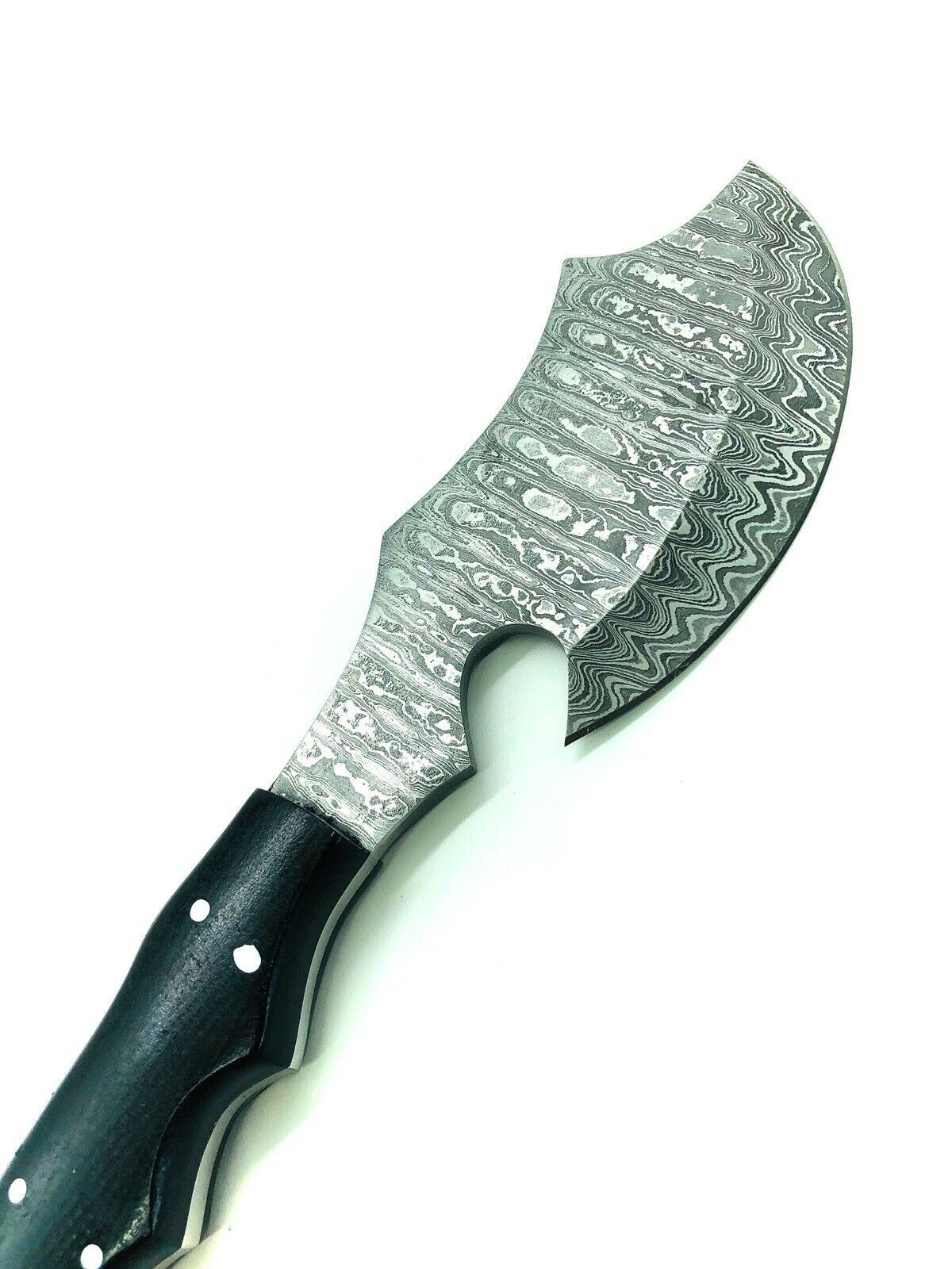 Handmade Damascus Steel Mini Hatchet/ Axe-Functional-Hiking-Camping- With Sheath