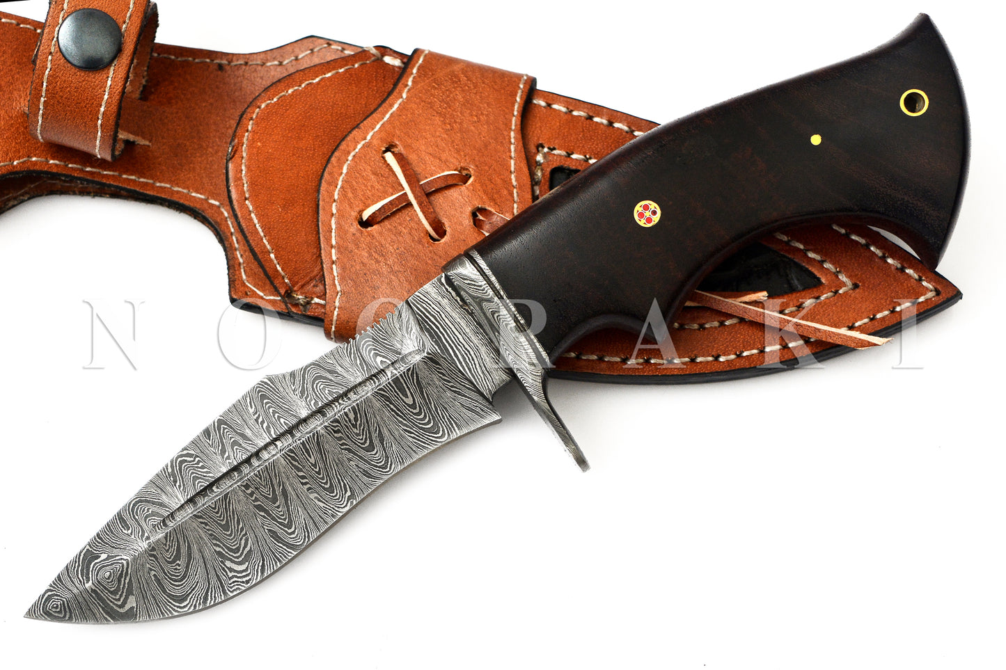 Hunting Bowie Knife Sharp Fixed Blade Camping Militery Outdoor Survival,Scabbard